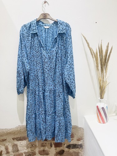Abito hush smock blu - smock,