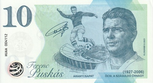 Ferenc puskás banconota una - =,