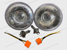 Faro A Luce Sealed Da 7" Pollici RHD Per Auto Classiche Completo Conversione H4