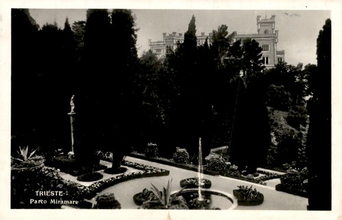 Trieste parco miramare villa - parco,