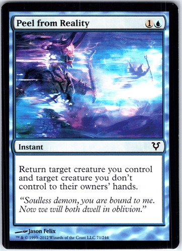 Peel from reality avacyn - 71, c