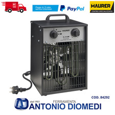 ✅Maurer Termoventilatore Stufa Elettrica Riscaldatore Industriale 3300W Calore
