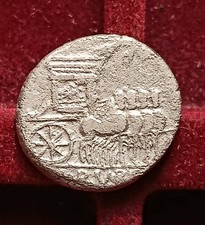 Denario In Argento Con Certificato- Rubrius Dossenus (87a.c.)- Repubblica Romana