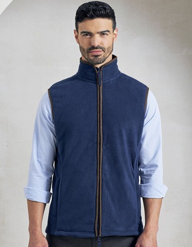 Gilet fleece uomo con - fleece, da
