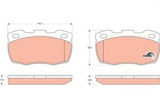 TRW Pastiglie Freno GDB1452 Land Rover Defender (ld)(1996->) 2,2 - 90Kw 122Cv Td