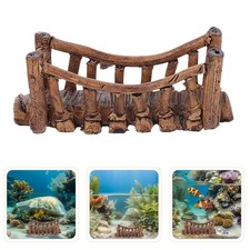  2 ponti da giardino delle fate: mini ponte in ceramica - piccole statuette in