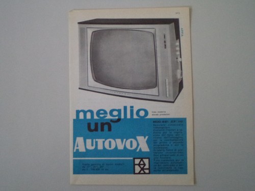Advertising pubblicità 1960 - advertising,