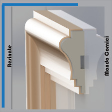 Cornici per finestra porta balcone da esterno resinate rivestite in polistirolo