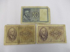 1938 DIECI 10 LIRE & TWO 1940