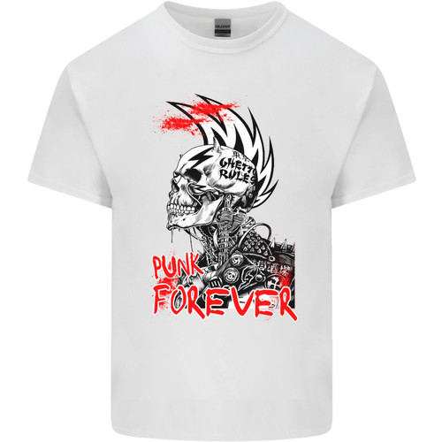 Punk forever rocker skull - punk,
