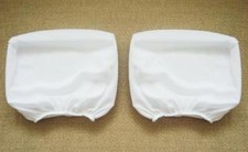 Bianco Poggiatesta Cover per