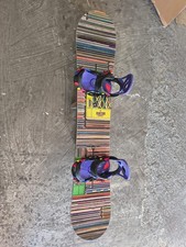 Burton WhammyBar 155 Snowboard +Attacchi Burton Cartel Tg. M EST