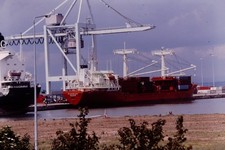 1980 Fossum Skien Shipping Ship Boat 35mm Original Slide Ref 1913M