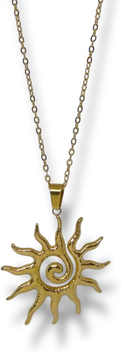 Collana donna sole ciondolo - -,