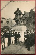 cpa SAINT-MALO 2 Place de la Hollande - JACQUES CARTIER - Ille-et-Vilaine FRANCE