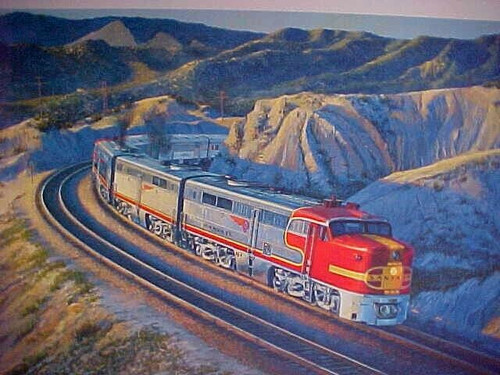 Railroad art winfield - railroad, winfield,