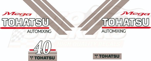 Tohatsu mega kit adesivi - 40,