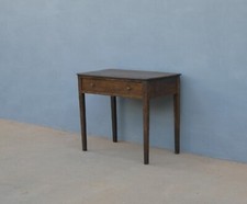 Tavolino scrittoio con cassetto in legno di noce, fine '800 - L 89,5 x P 49,5 cm