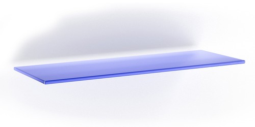 Mensola vitra blu 15x40 - mensola,
