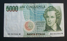 5000 lire  Vincenzo Bellini