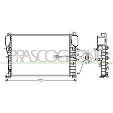 Radiatore per mercedes class - per,