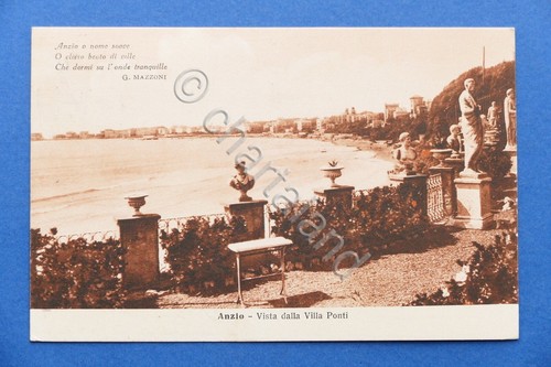 Cartolina anzio vista dalla - cartolina,