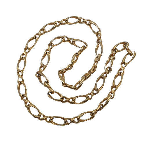 Collana catena placcata - , oro