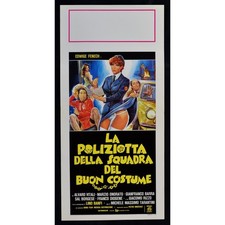 locandina LA POLIZIOTTA DELLA SQUADRA DEL BUON COSTUME Edwige Fenech B60