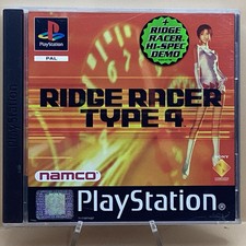 Ridge Racer Type 4 PlayStation 1 PS1  Pal Completo +disco Demo