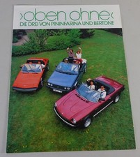 Prospetto/Prospektblatt Fiat