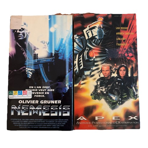 Cyberpunk sci vhs lot - sci-fi,