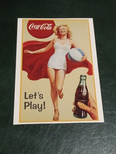 Cartolina coca cola let s - cartolina, let's