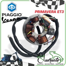 STATORE VOLANO VESPA ET3 125 PRIMAVERA 1976-1983 MAGNETE PICK UP 6 POLI PIAGGIO