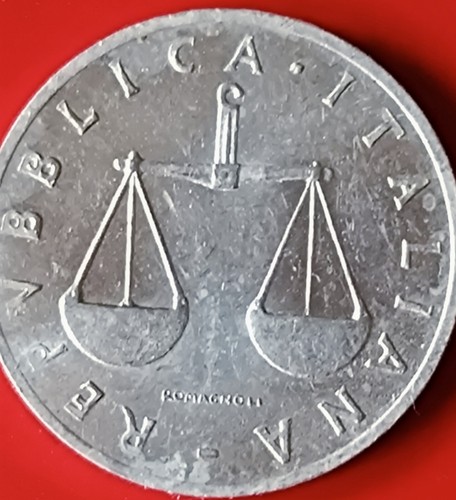 Moneta lira 1955 italia - 1,