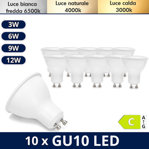 Gu10 led faretti da - gu10,