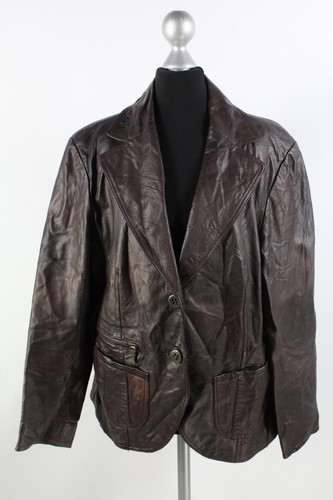 Giacca pelle marrone bonita - giacca,