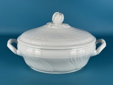 Richard Ginori Vaso Zuppiera Mod.“Vecchio Ginori” Porcellana Bianca  XX Sec.