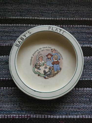 Piatto vintage roseville - piatto,
