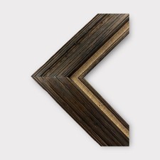 16 X 20 In Stock - Cornice rustica in legno con fodera in lino tela, cornice rustica in legno