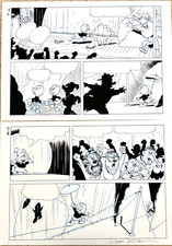 Daan Jippes - Tavola originale Disney - High Wire Heroes - 2002- Pages 9A and 9B