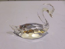 statuetta statuina in CIGNO cristallo SWAROVSKI originale marcato soprammobile