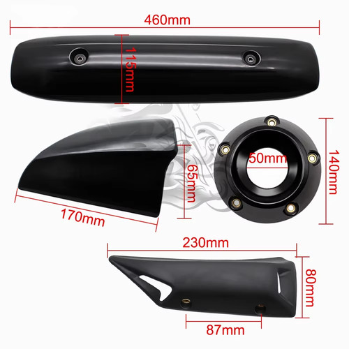 Exhaust pipe cover - pipe, cowl
