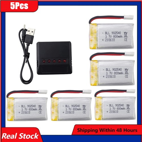 5pcs batteria lipo 800mah - batteria,