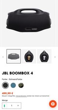 JBL Boombox 4 NUOVO!!  JBL Pro Sound AI Sound Boost mai aperto fino a 34 ore