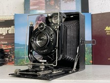 Zeiss Ikon plate camera fotocamera a piastra obiettivo Compur Jena TESSAR 13,5 cm 4,5, leggere