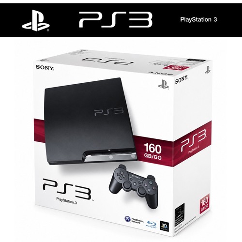 Playstation ps3 console slim - console,