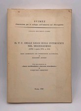 Il testo unico delle leggi sugli interventi nel mezzogiorno 1980 Svimez
