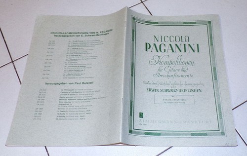 Spartito niccolo paganini - niccolo',