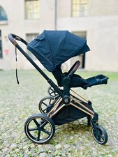Cybex Platinum Priam rosegold nero con navicella grigia - condizioni eccellenti