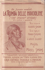 Cs1 - Spartito Musicale Vintage LA RUMBA DELLE NOCCIOLINE - Moises Simons
